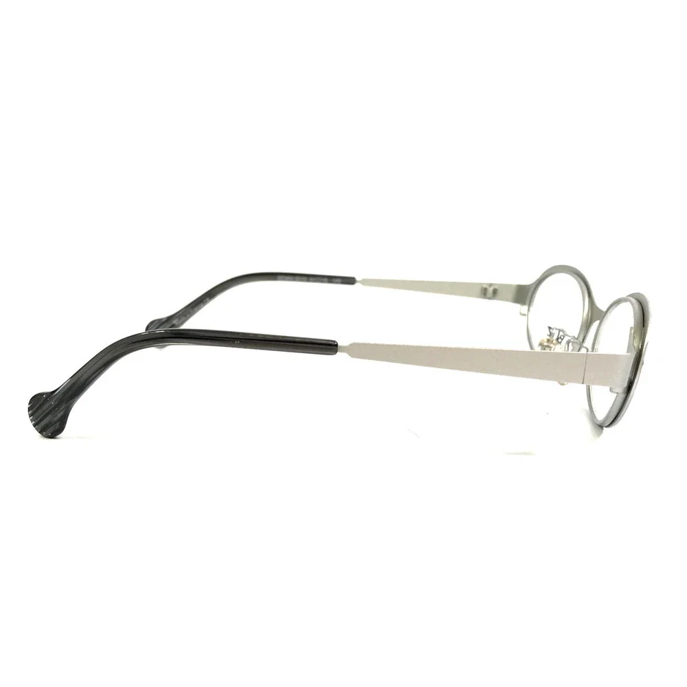 BOZ Eyeglasses Frames ZENNI 0010 Black Silver Strass Crystals Oval 51-16-140